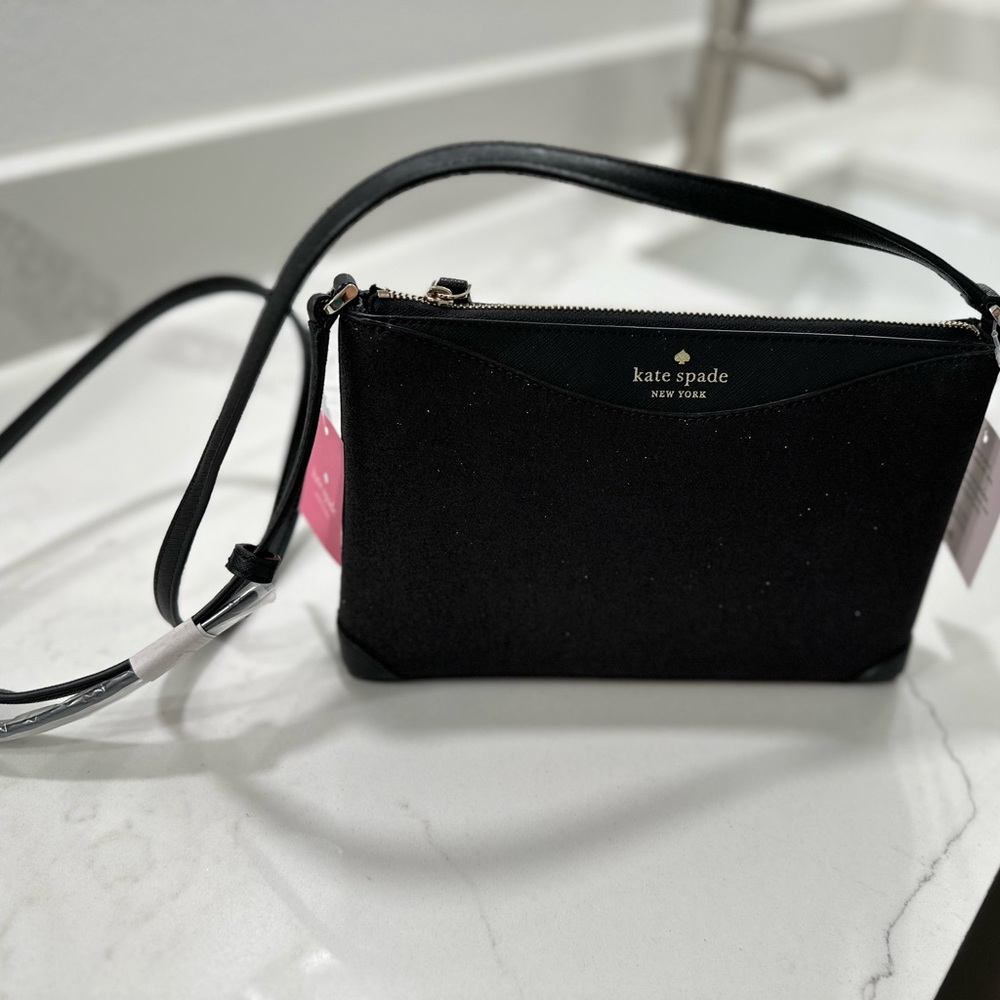 Kate Spade Joeley Crossbody - Black, Glittery